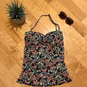 Anne Cole Floral Tankini S EUC! HOST PICK 🤩3/$20!
